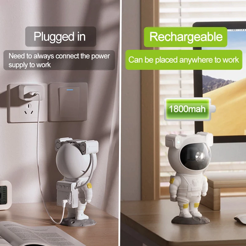 Astronaut Night Sky Projector