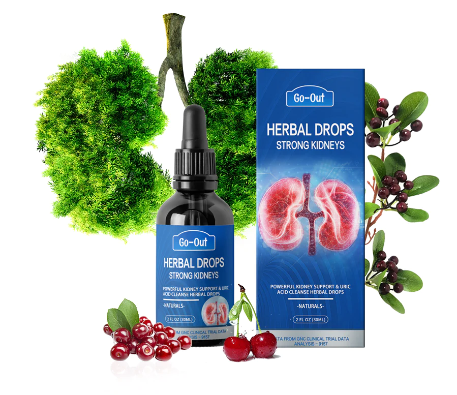 GoOutŽ Powerful Kidney Support & Uric Acid Cleanse Herbal Drops