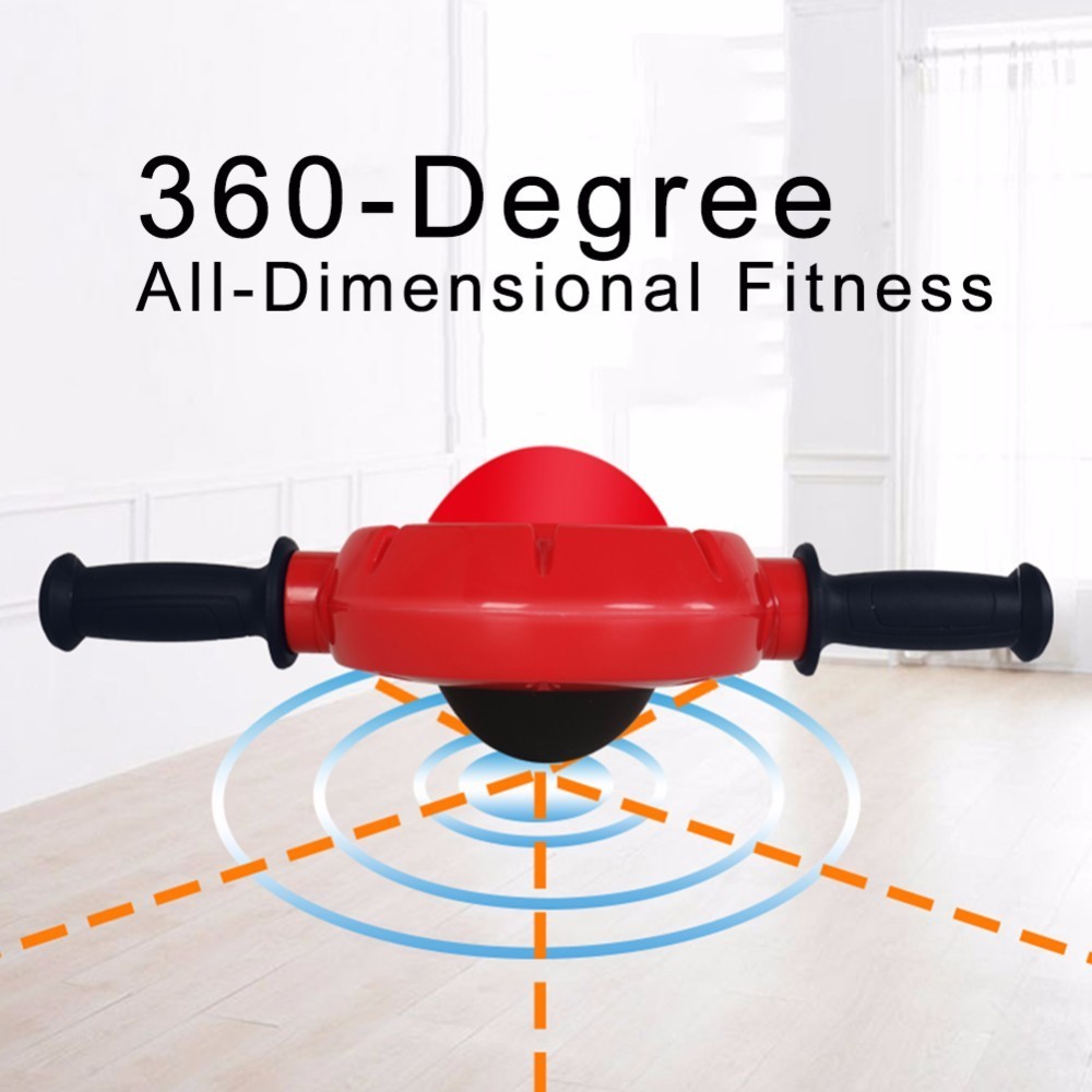 360° Abdominal Wheel Roller Muscle Trainer