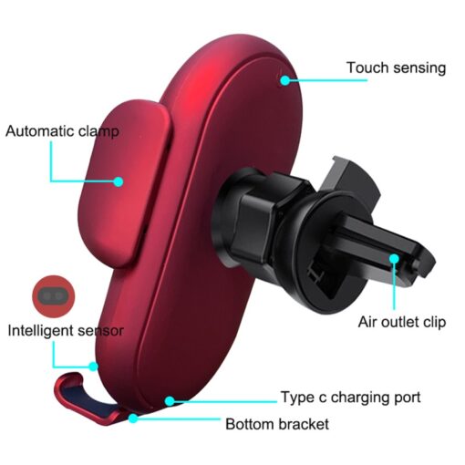 Smart Car Wireless Charger Phone Holder