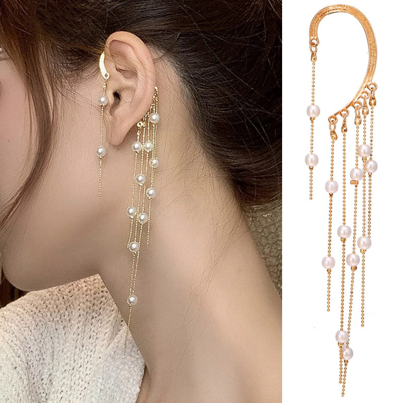 Thread Tassel Drop Earrings For Women