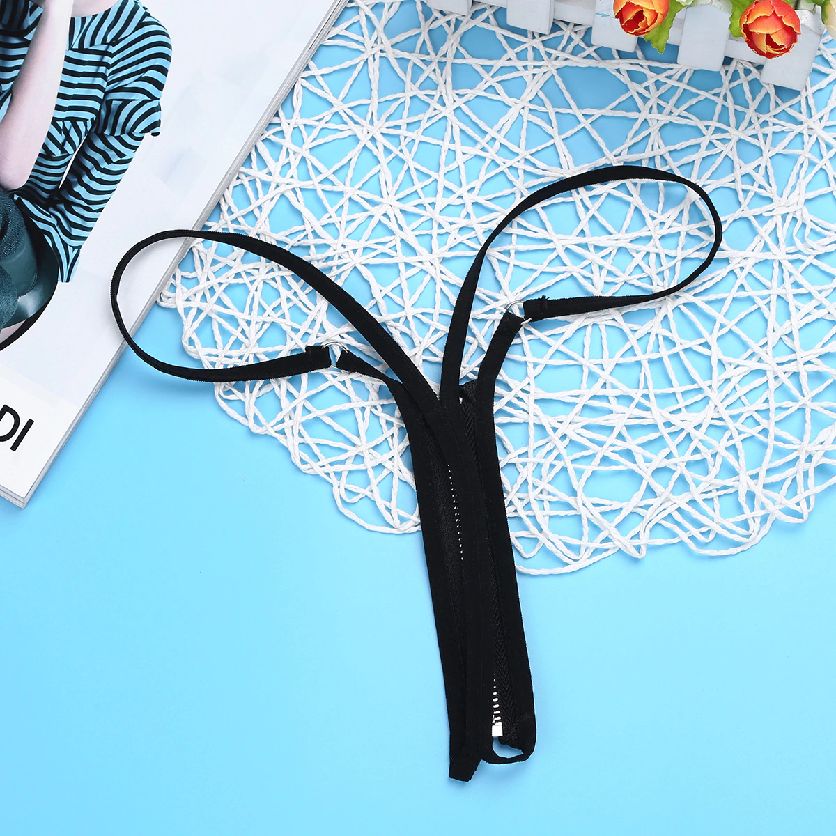 Ouvert Crotchless Bikini Knickers