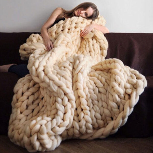 Super Chunky Knit Blanket