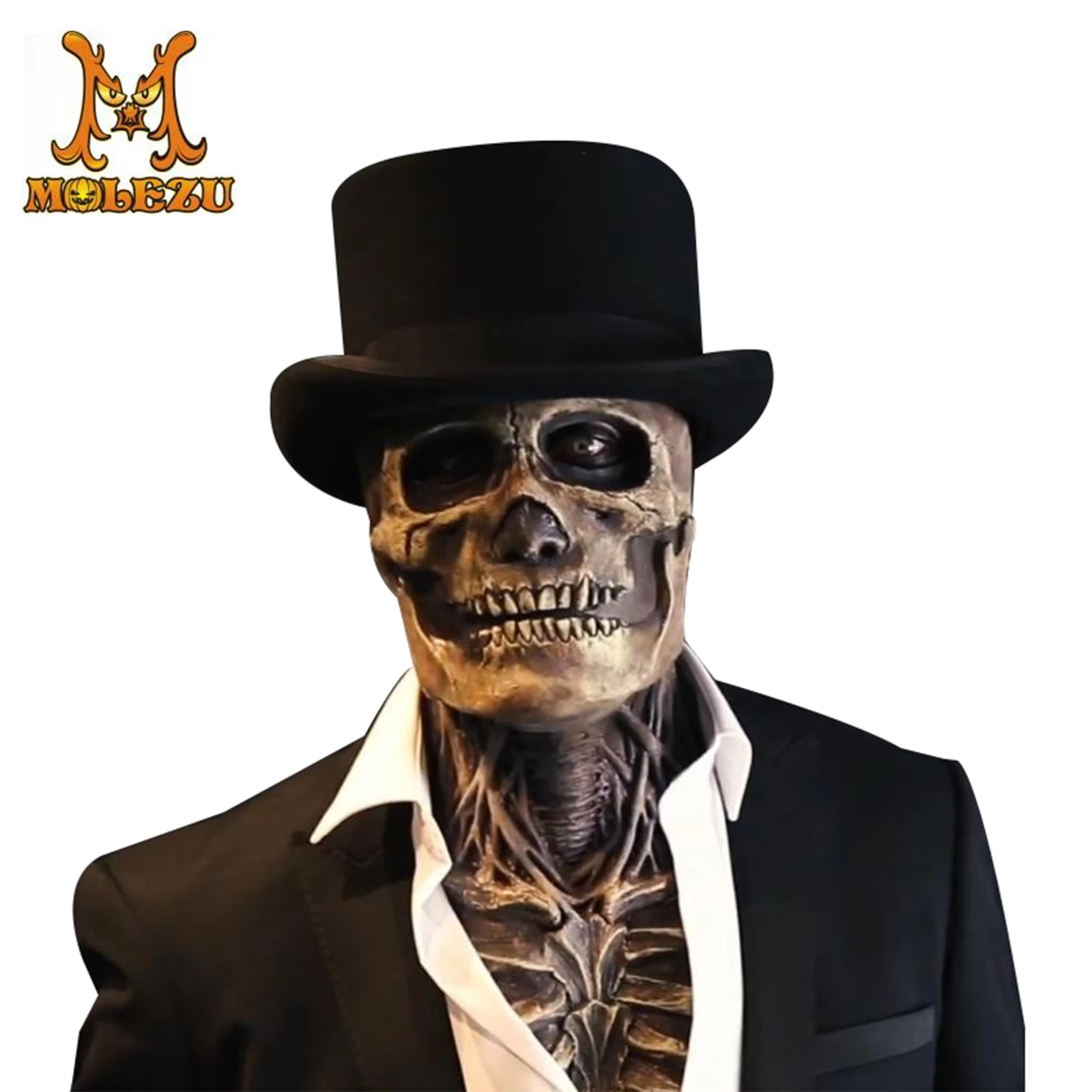 GFOUK Halloween Horrible Skeleton Bioman