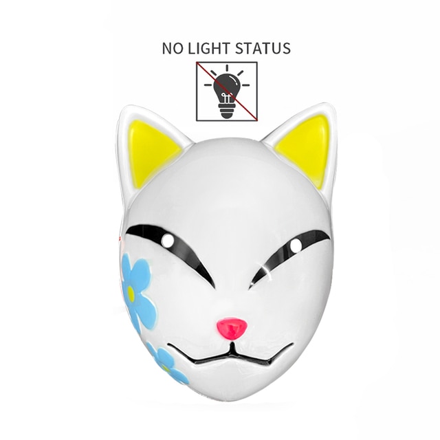 Luminous Line LED Cat Face Mask