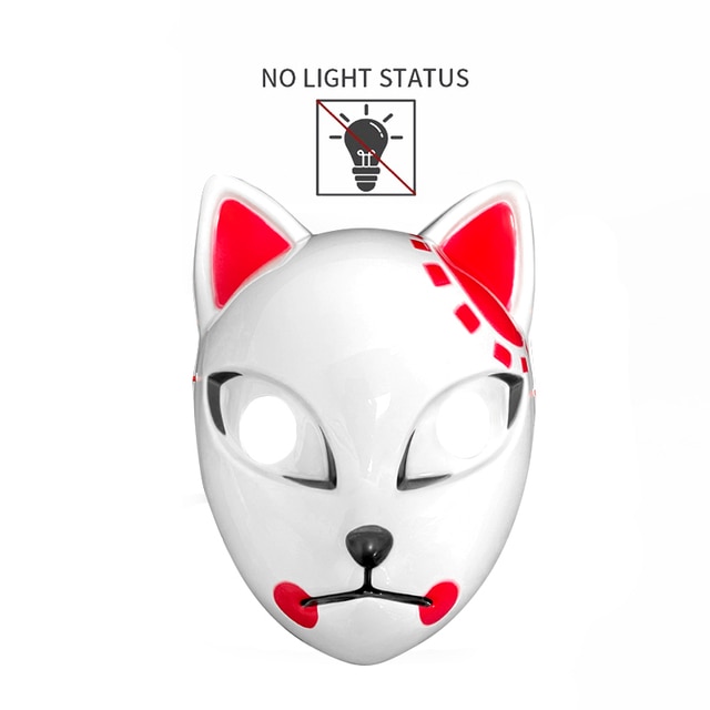 Luminous Line LED Cat Face Mask