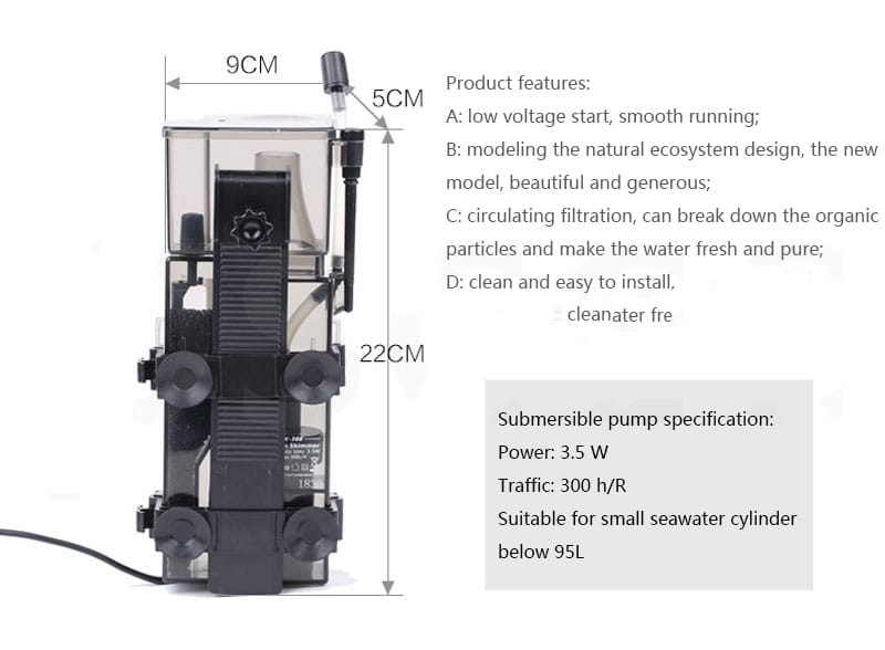 ioaoi Protein Skimmers for Saltwater Aquariums