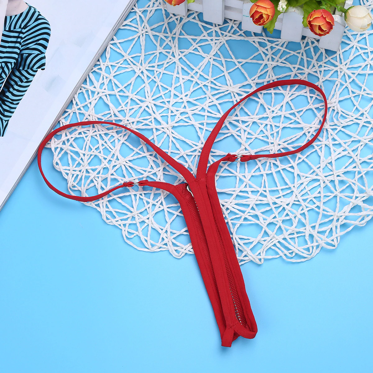 Ouvert Crotchless Bikini Knickers