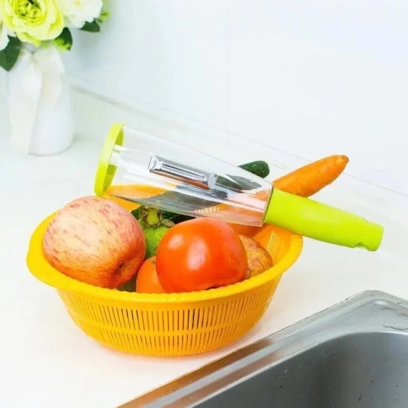 Stainless Steel Peeler With Storage Head