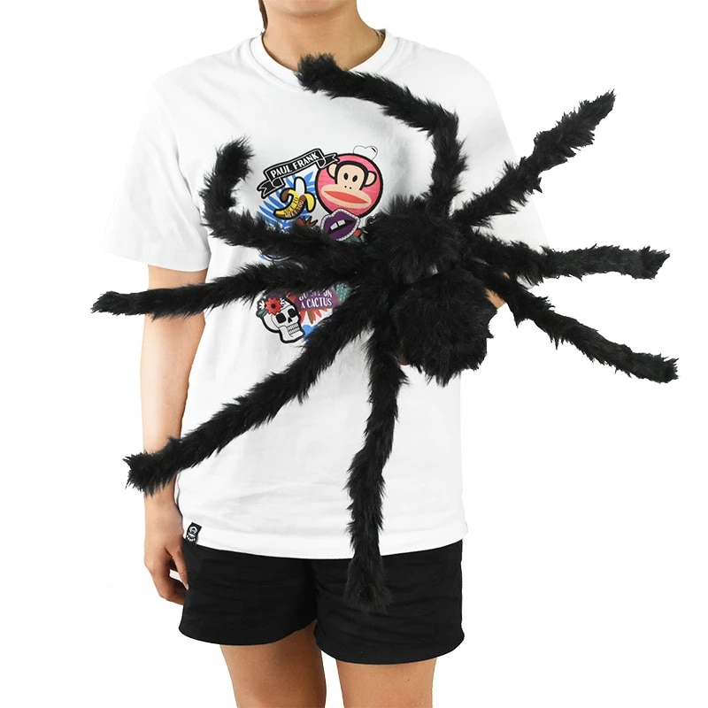 Halloween Glowing Plush Spider
