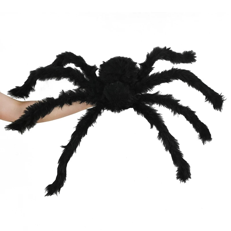 Halloween Glowing Plush Spider