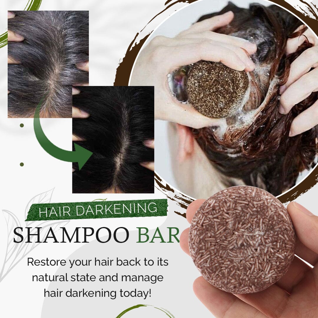 HueRenew Hair Darkening Shampoo Bars