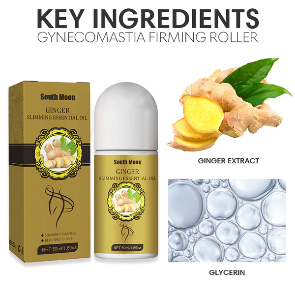 PacX Gynecomastia Firming Ginger Roller