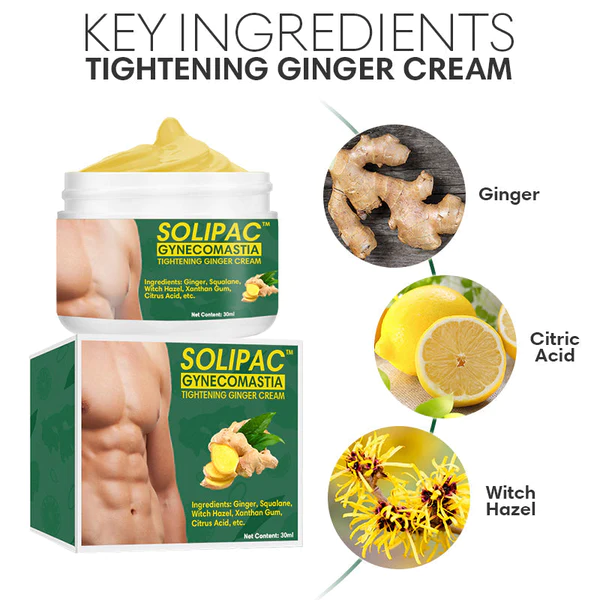 SoliPac Gynecomastia Tightening Herbal Cream
