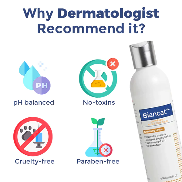 Biancat DermReborn Acne & Dark Spots Cleansing Lotion