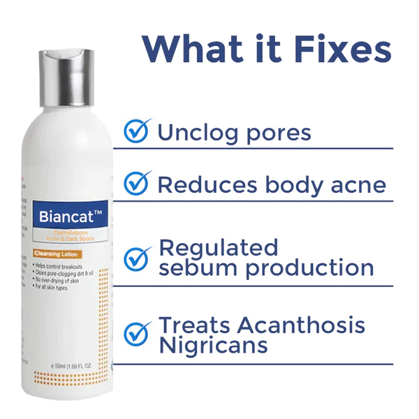 Biancat DermReborn Acne & Dark Spots Cleansing Lotion