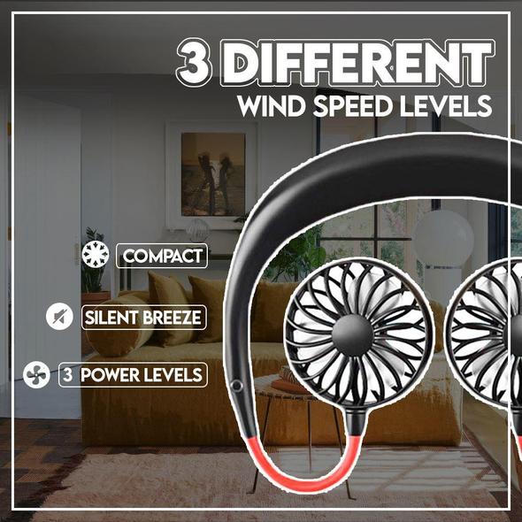 InstaCool Neckband Fan