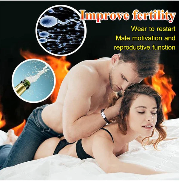 Oveallgo infrared magnetic therapy bracelet for men  Enhanced fat loss function