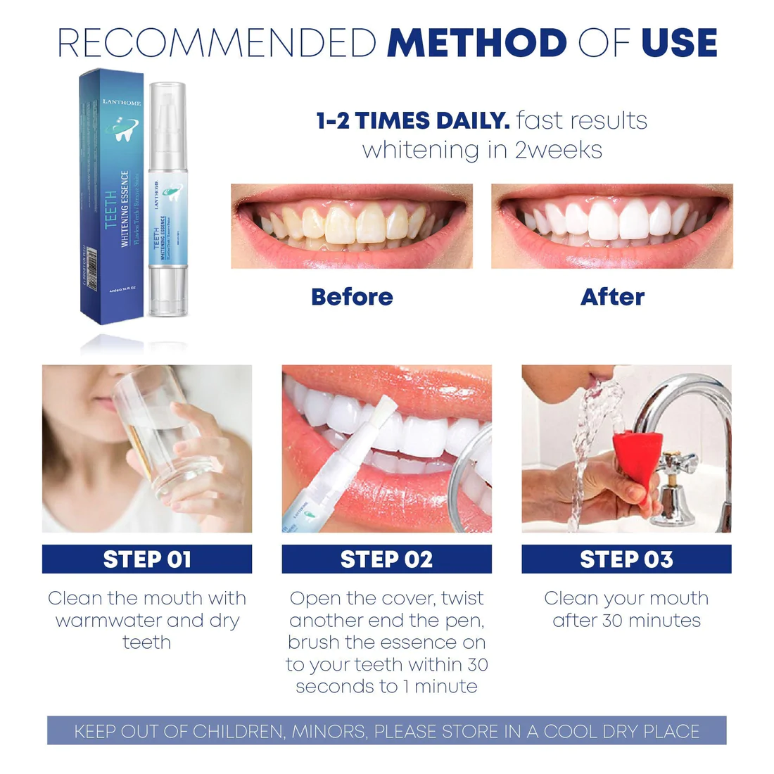 BrightSmile TeethWhitening Essence Pen