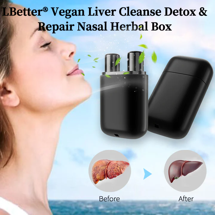 LBetterŽ Vegan Liver Cleanse Detox & Repair Nasal Herbal Box PRO