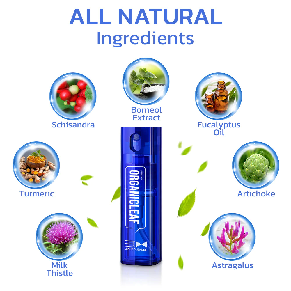 LHC OrganicLeaf Liver Cleanse Detox Repair Spray