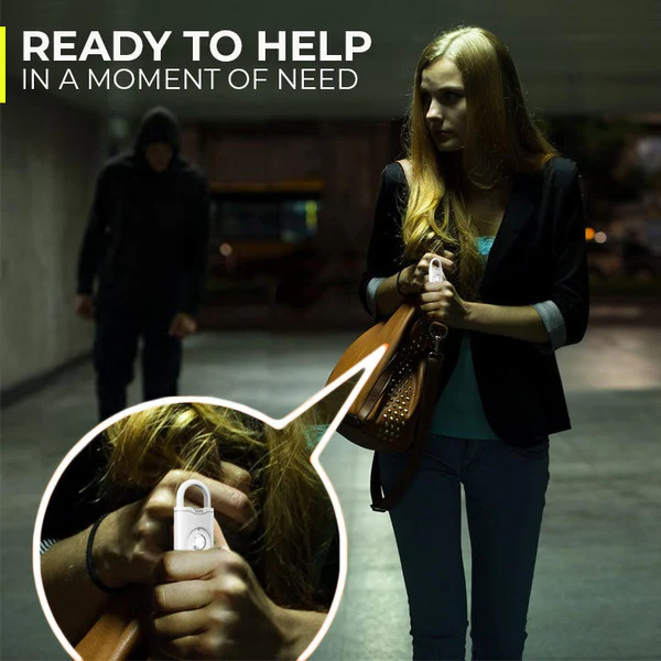 Ceoerty 130DB Self-defense Alarm with Double LED Flashlight