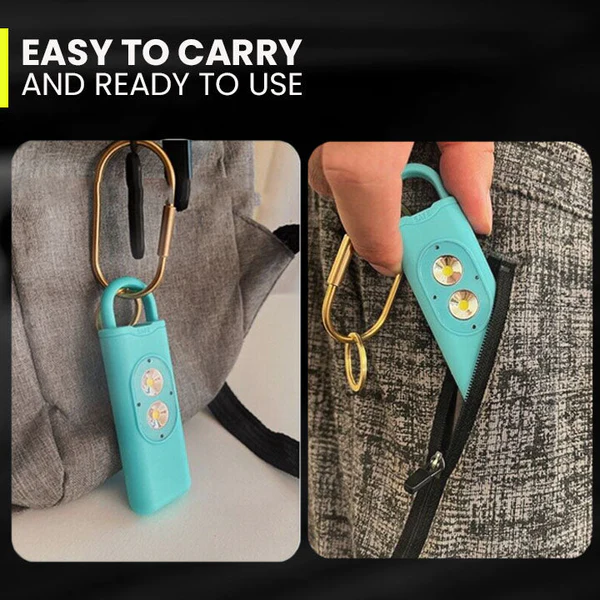 Ceoerty 130DB Self-defense Alarm with Double LED Flashlight