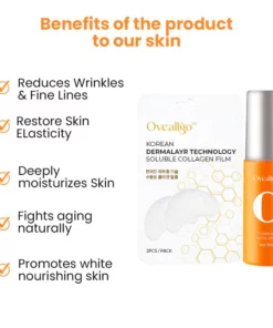 Oveallgo Korean NanoPro Dermalayr Technology Soluble Collagen Film