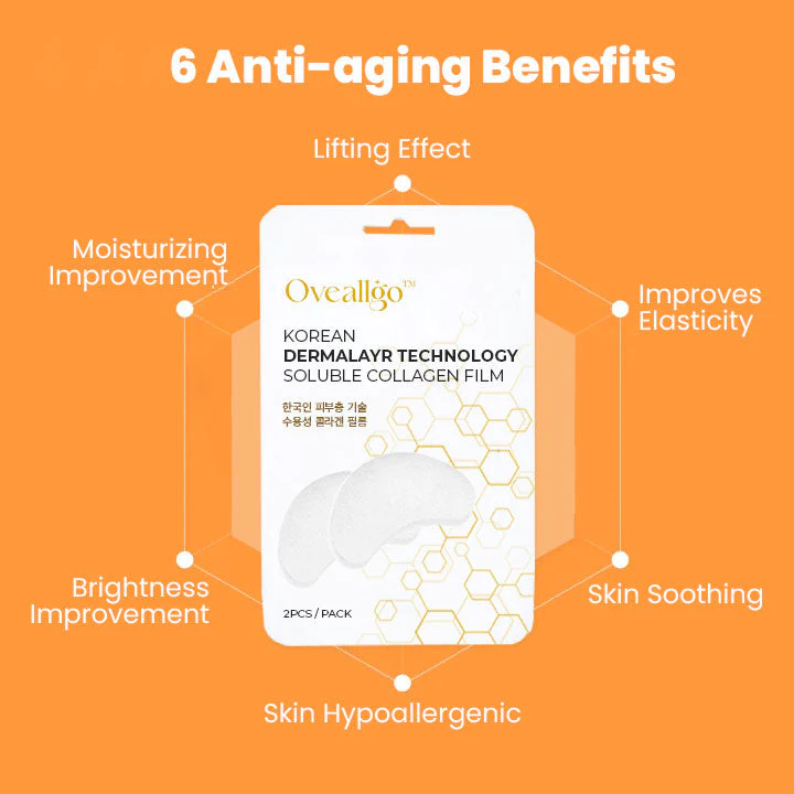 Oveallgo Korean NanoPro Dermalayr Technology Soluble Collagen Film