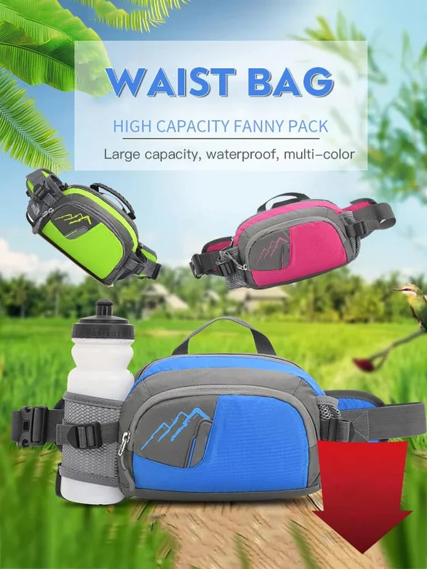 Large Capacity Waterproof Waist Bag