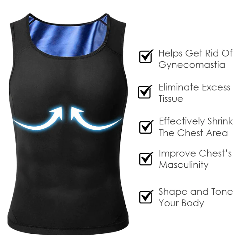 Oveallgo ChestSculpt MuscleUp Compression Tank Top