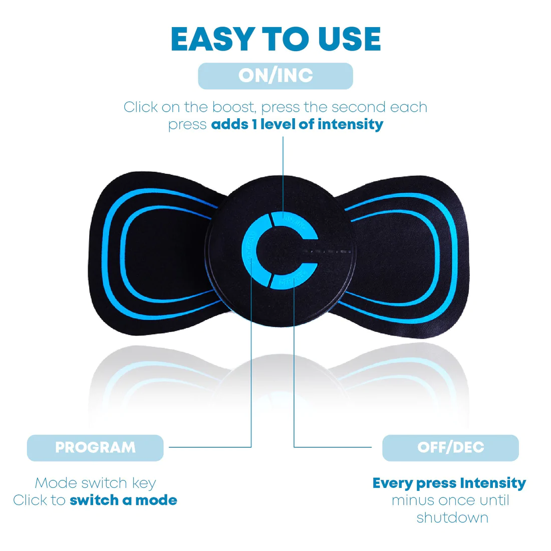 Microcurrent FastRelief Lymphvity NeckMassager