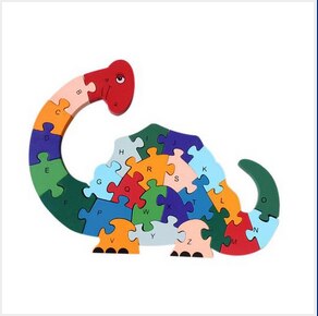 Baby Wooden Alphabet Animal Puzzle