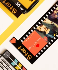 Custom Colorful Camera Roll Keychain