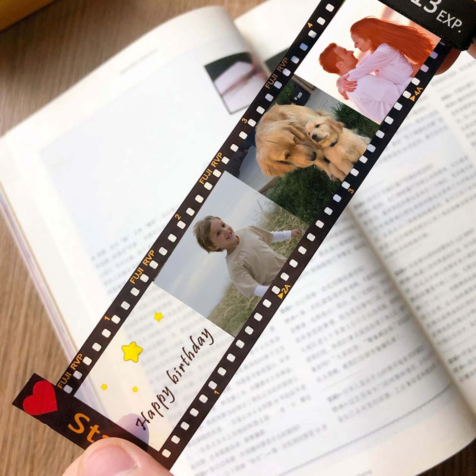 Custom Colorful Camera Roll Keychain