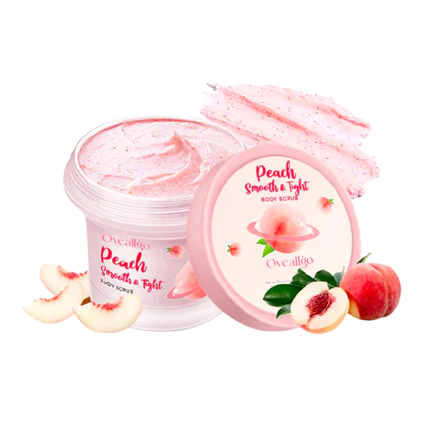 Oveallgo Peach PURI Exfoliating Smooth Body Scrub