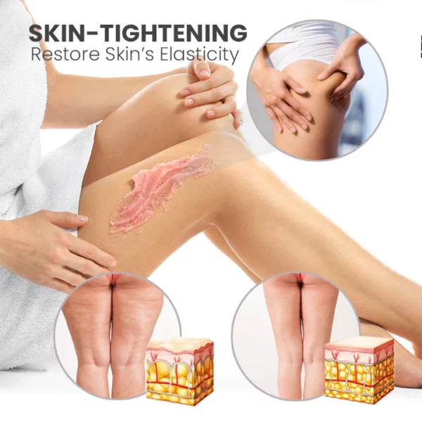 Oveallgo Peach PURI Exfoliating Smooth Body Scrub