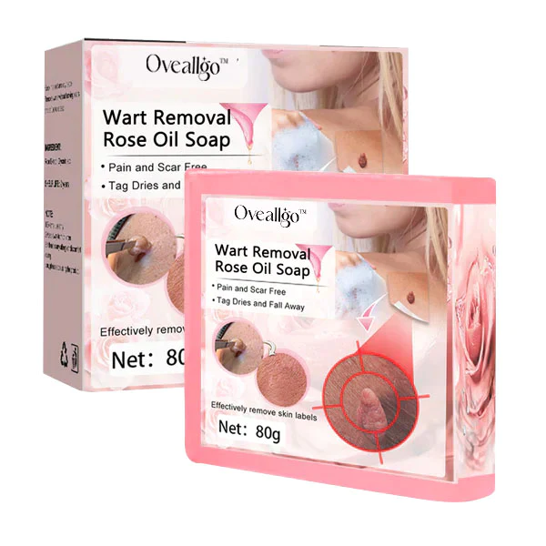 Oveallgo Wart Removal Rose Oil Soap