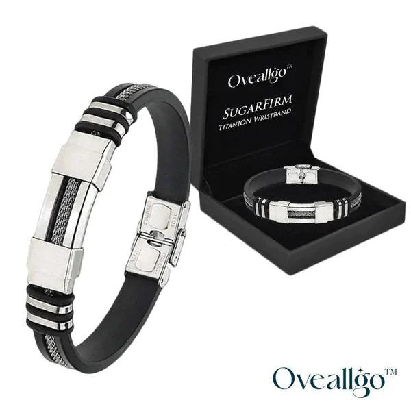 Oveallgo infrared magnetic therapy bracelet for men  Enhanced fat loss function