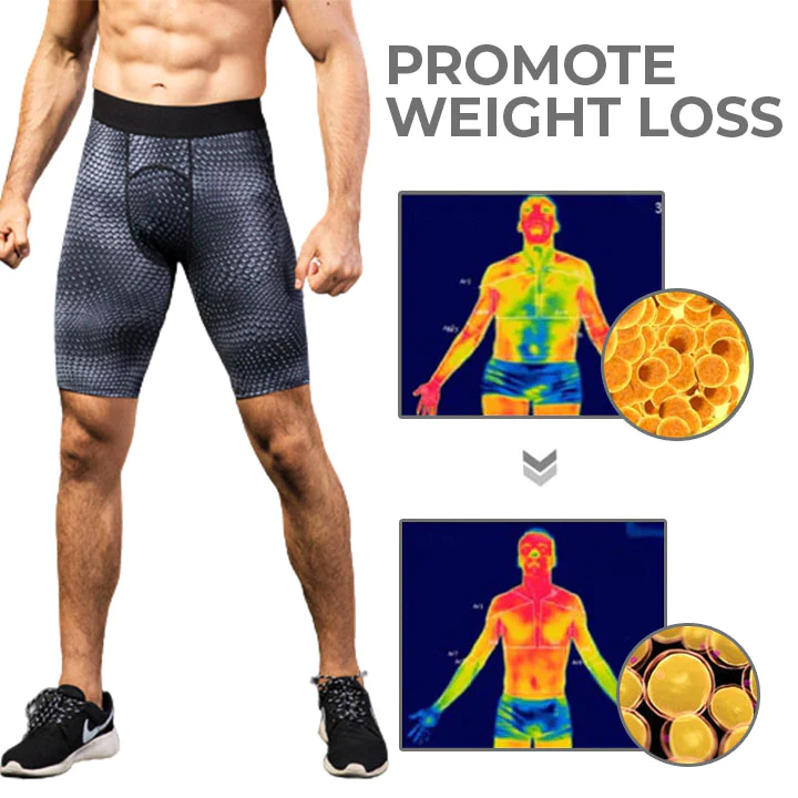 Oveallgo IONIC Energy Field Therapy Compression Shorts for Men