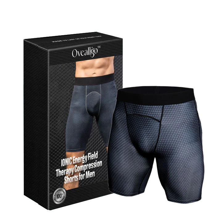 Oveallgo IONIC Energy Field Therapy Compression Shorts for Men