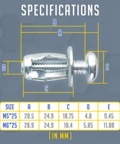 Petal Nuts With Screw