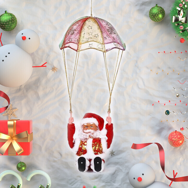 Parachute Santa Decorating Gift