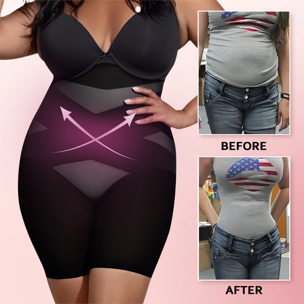PerfectForm2023 UpgradeCross Compression Abs & Booty High Waisted Shaperwear