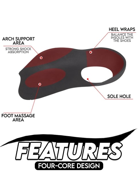 Flat Foot Orthopedic Insoles