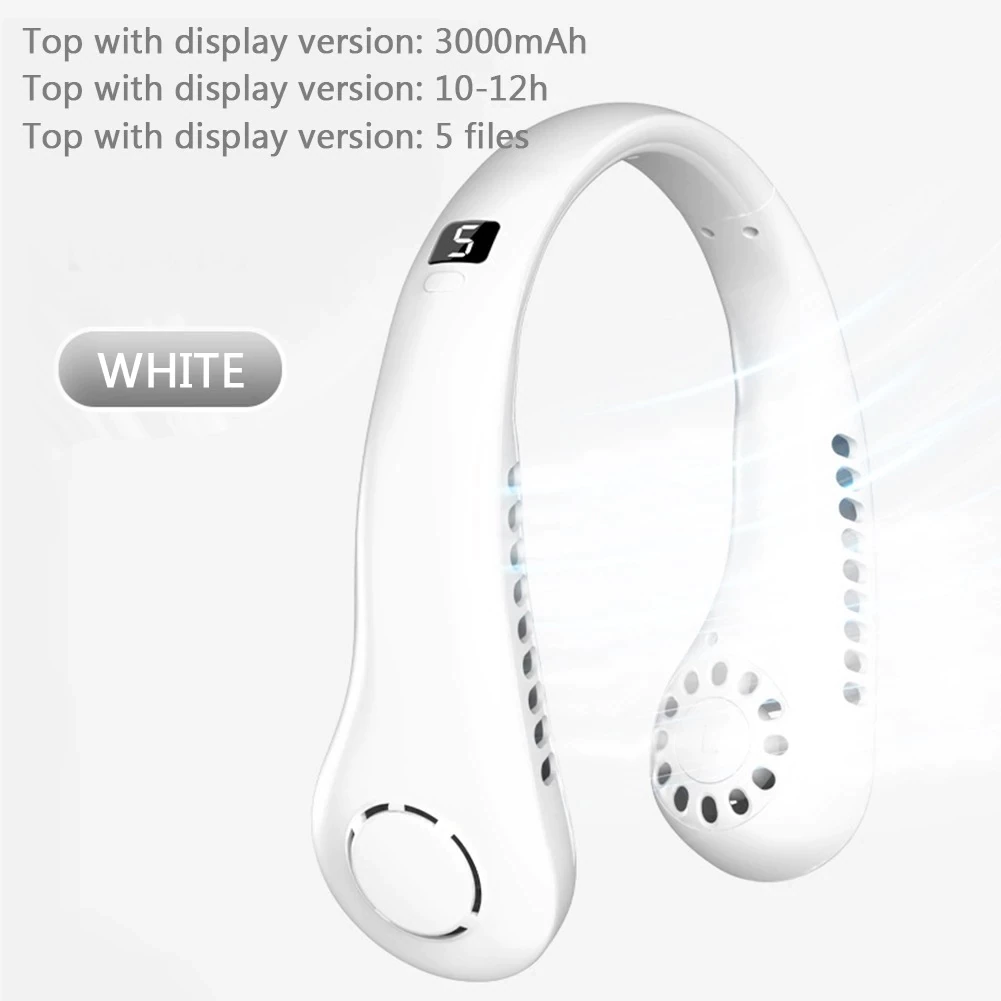 USB Bladeless Hands-Free Outdoor Neck Fan