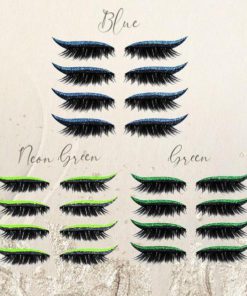 Reusable Glitter Eyelash Stickers