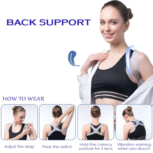 TLOPA EMS Angle Sensing Posture Correction Device