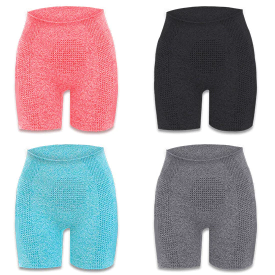 GFOUK IONIC Tourmaline Fabric Breathable Shaping Shorts