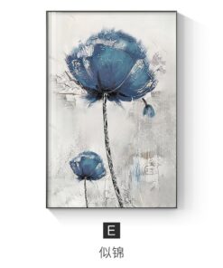 Pink Peony Original Painting Flower Small Art